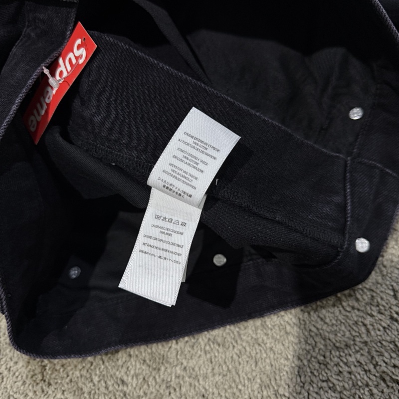 Supreme Ss25 Black Denim Jeans 4