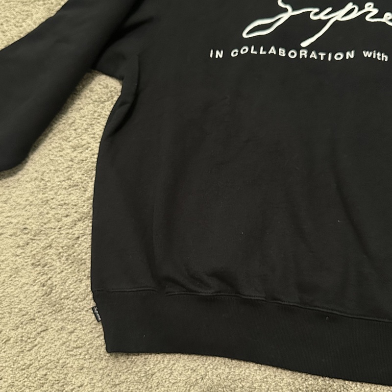 Sup Martine Rose Hooded Sweatshirt-black 6