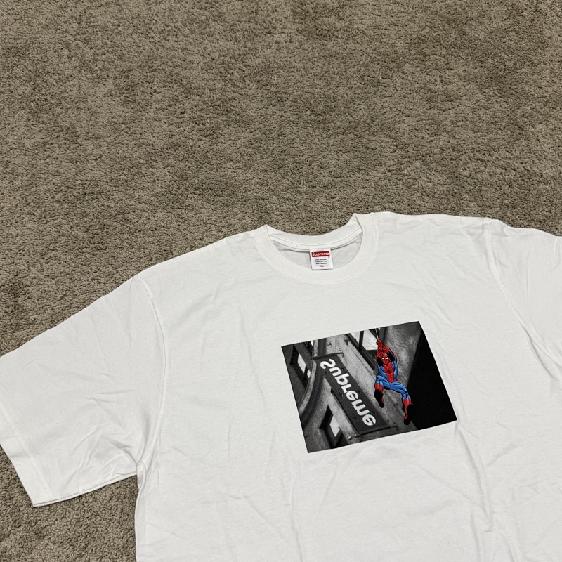 Sup Spider Man Tee White 8