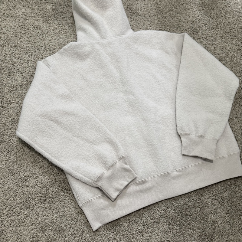 Supreme Pilled Cream Zip Hoodie 8