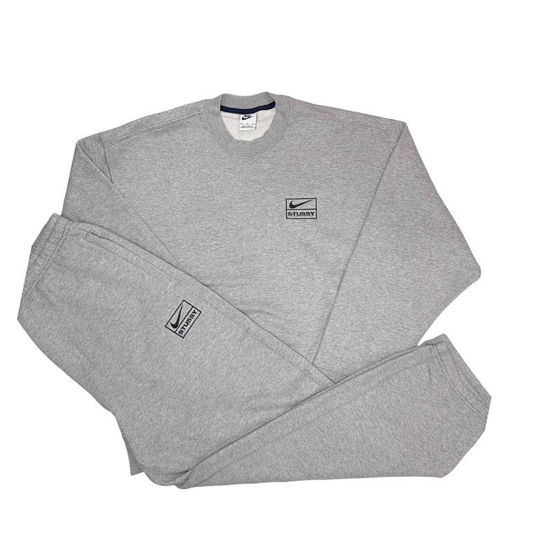 Nk Stu Grey// Black Crewneck Sweatshirt 10