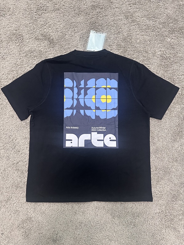 Ate Flower Poster T-shirt Black 2