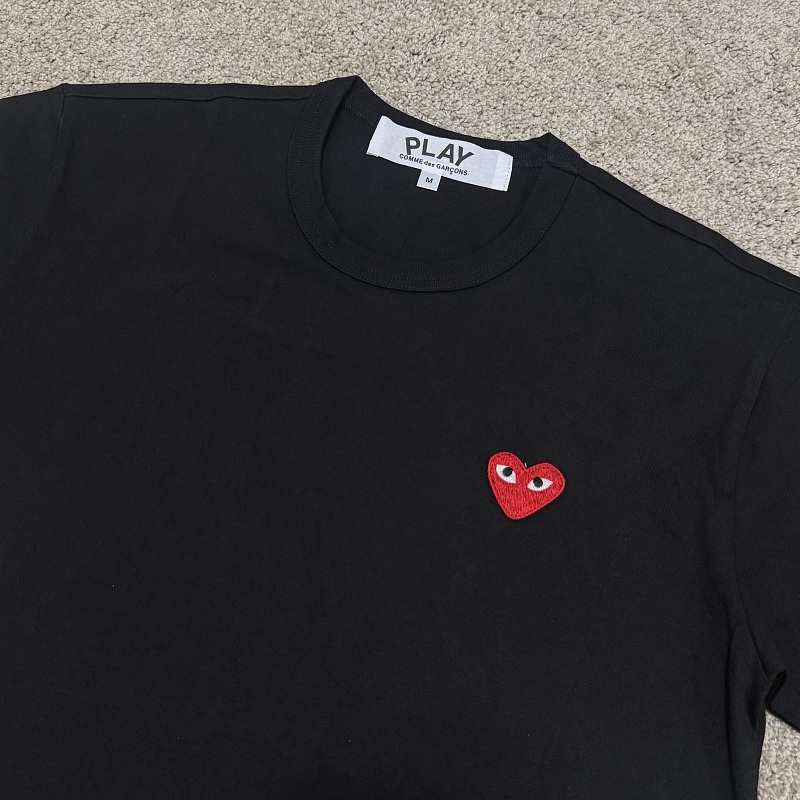 Comme des Garcons Play Heart Short Tee /Red Heart 7