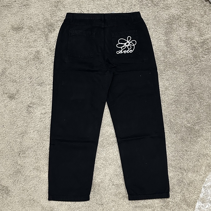 Ate Embroidered Pocket Denim Pants 4