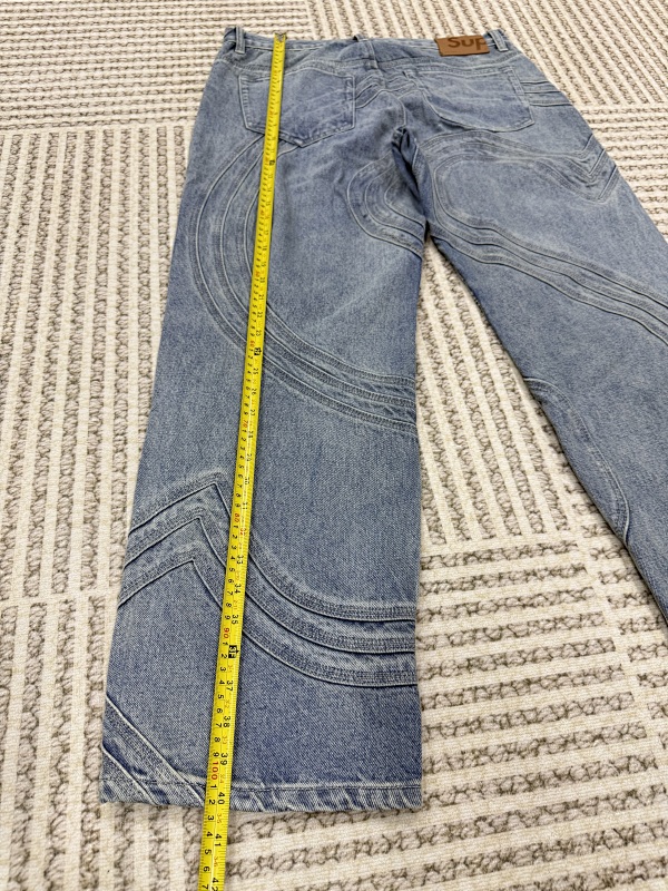 Supreme S Logo Loose Fit Denim 'Washed Blue' 8