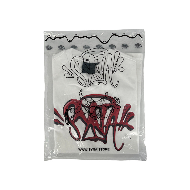 Synaworld 'syna Logo' Tee - White/red 6