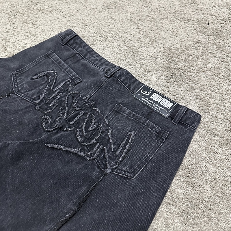 In Stock 808 Visi*n Jacket/ Jeans Black/White 11