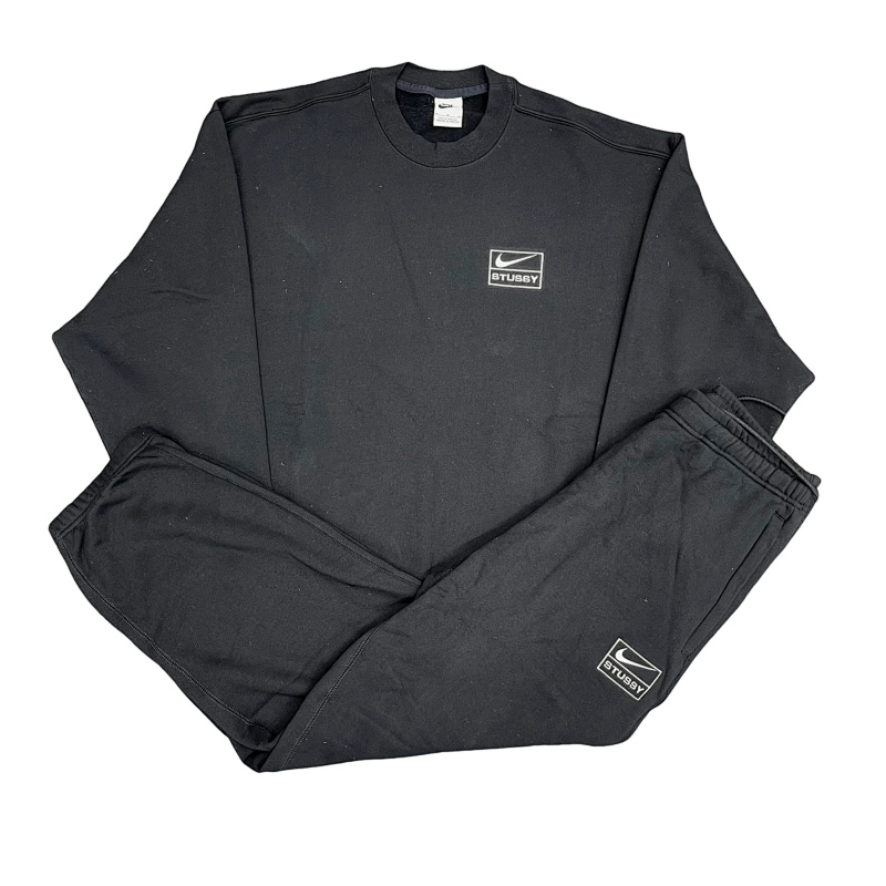 Nk Stu Black//Grey Crewneck Sweatshirt 4