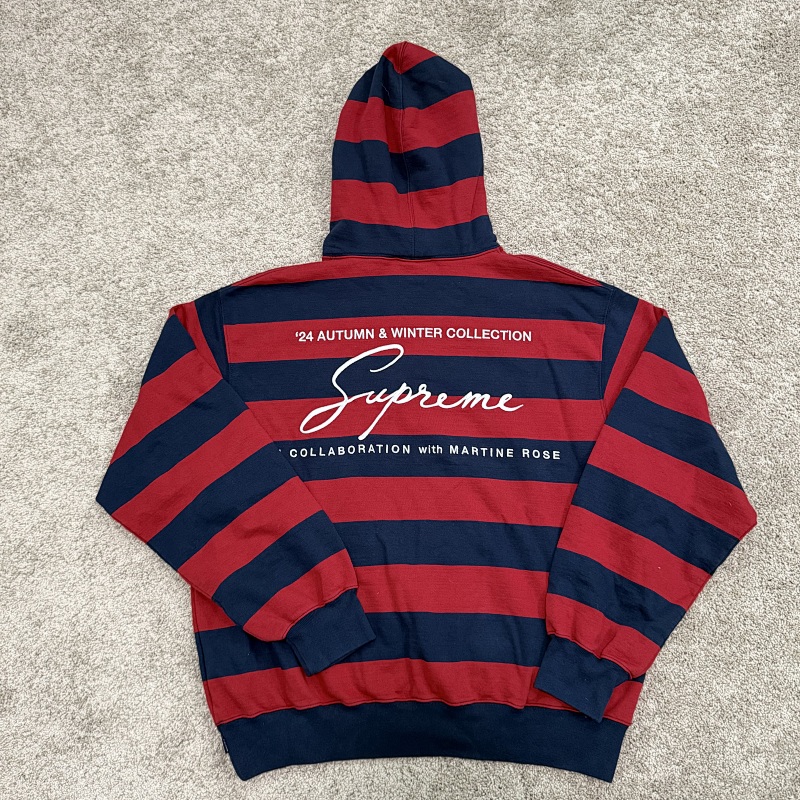 Supreme Mar*ine Rose Hoodie Navy/red