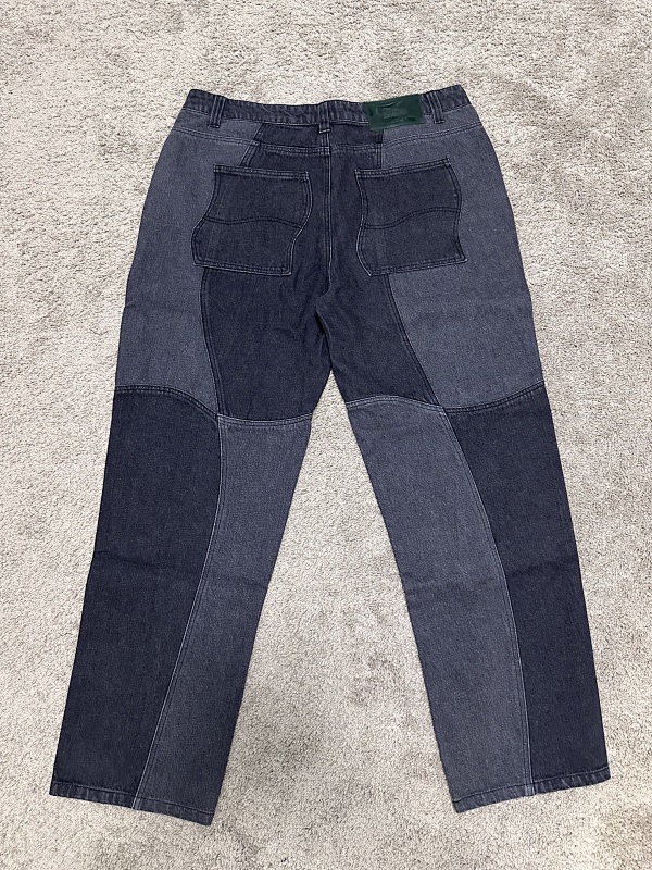 D*me Black Gray Stitch Jeans 7