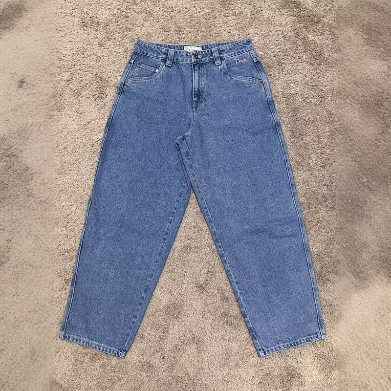 Classic Baggy Denim Pant Blue