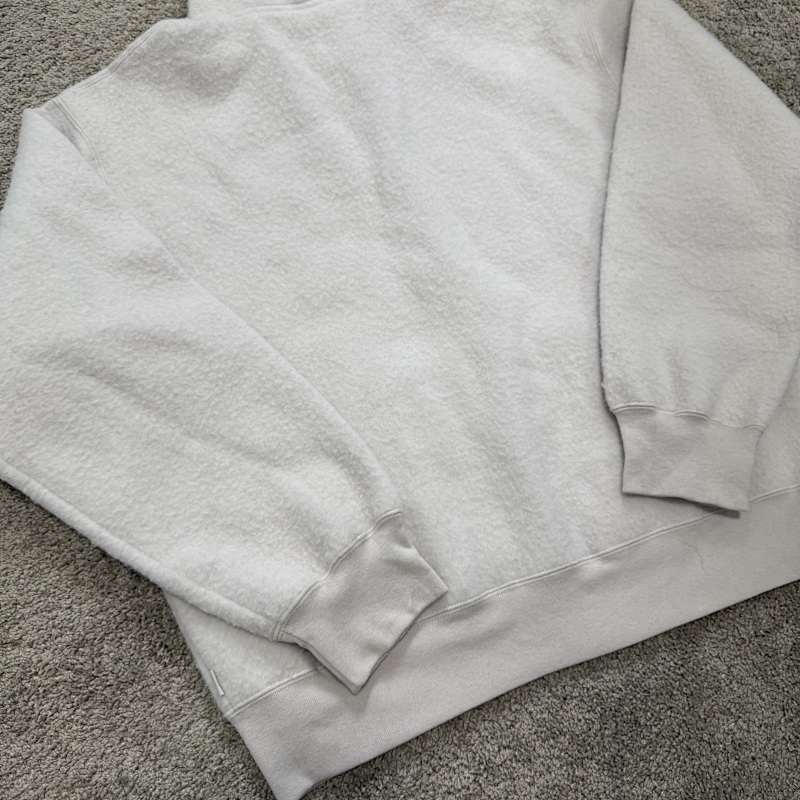 Supreme Pilled Cream Zip Hoodie 4