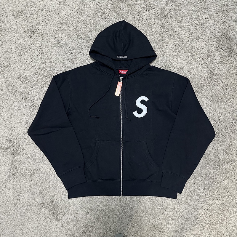 Supreme S Logo Zip Hoodie 9