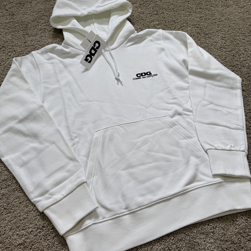 Comme des Garcons Logo Hooded Sweatshirt 9