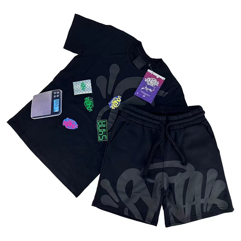 Synaworld Tee And Shorts Set Black 3