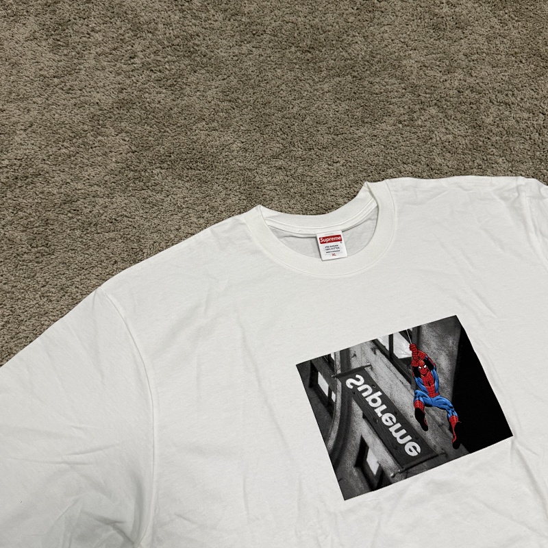 Sup Spider Man Tee White 5