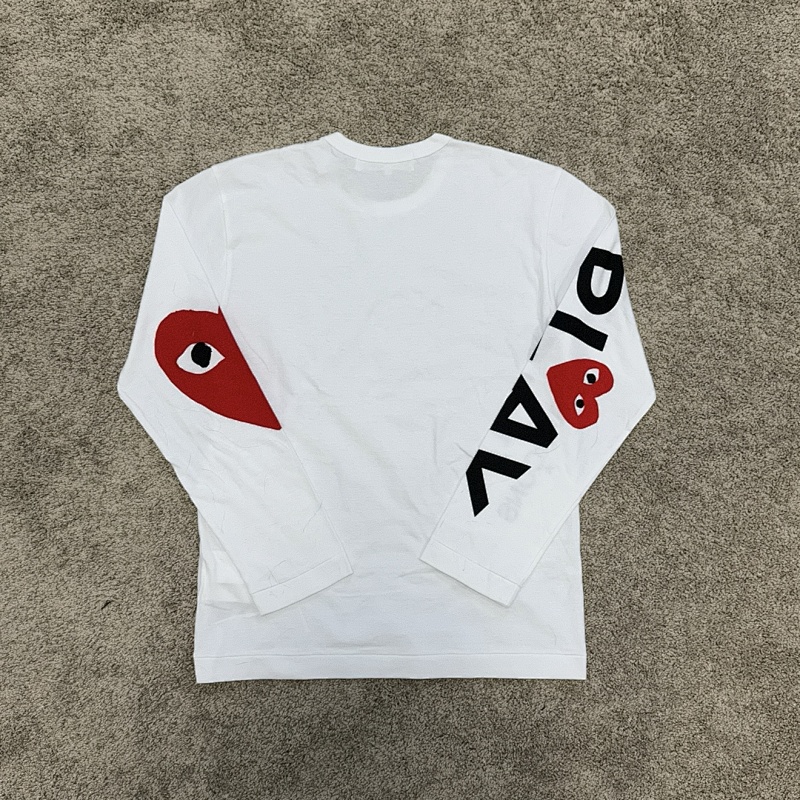 [Have Stock]CDG Play Heart Long Sleve 5