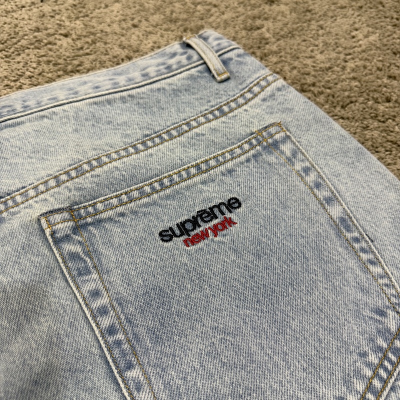Supreme Ss25 Light Blue Denim Jeans 11