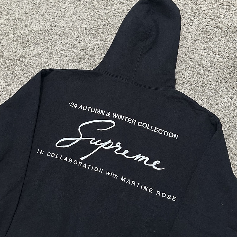 Sup Martine Rose Hooded Sweatshirt-black 7