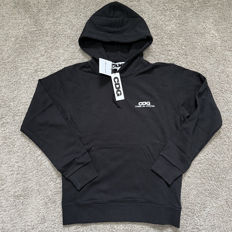 Comme des Garcons Logo Hooded Sweatshirt 5