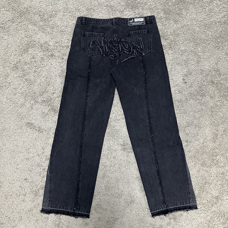 In Stock 808 Visi*n Jacket/ Jeans Black/White 6