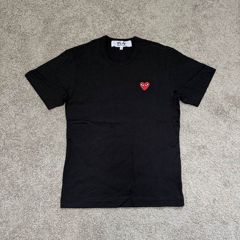 Comme des Garcons Play Heart Short Tee /Red Heart 3