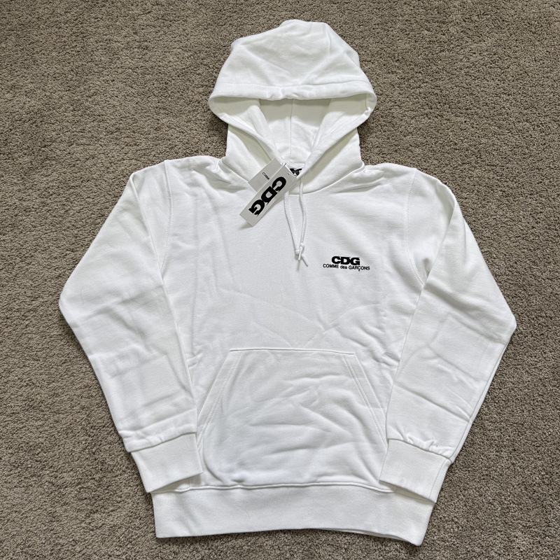 Comme des Garcons Logo Hooded Sweatshirt 12