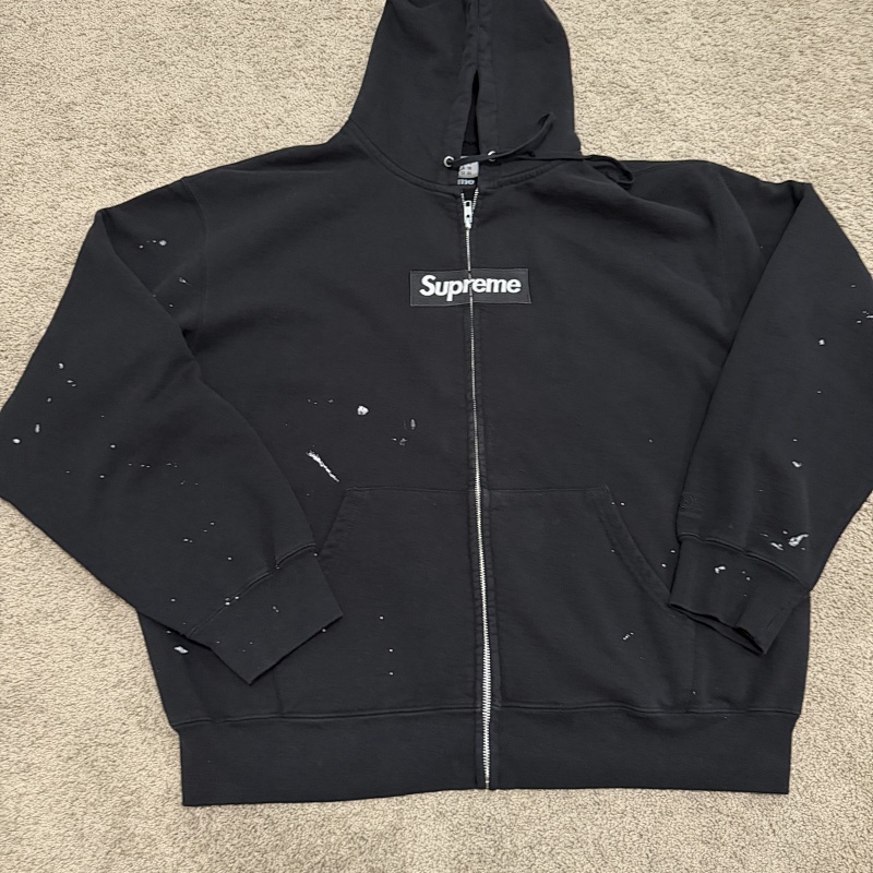 [In-Stock]Sup MM6 New Drop Hoodie Black 4