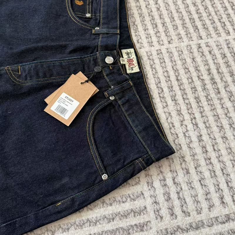 [Best Quality]Stu Big Ol Jean DENIM-Rinsed Indigo Dark Blue 8
