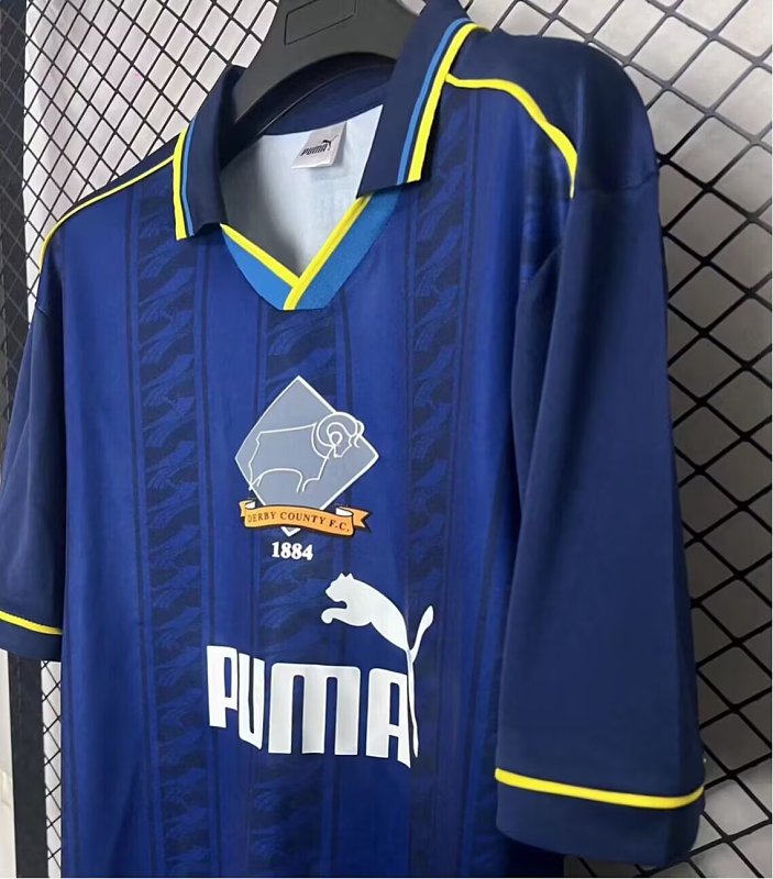 1995-96 Derby County Away Retro Fans Version Jersey · 4