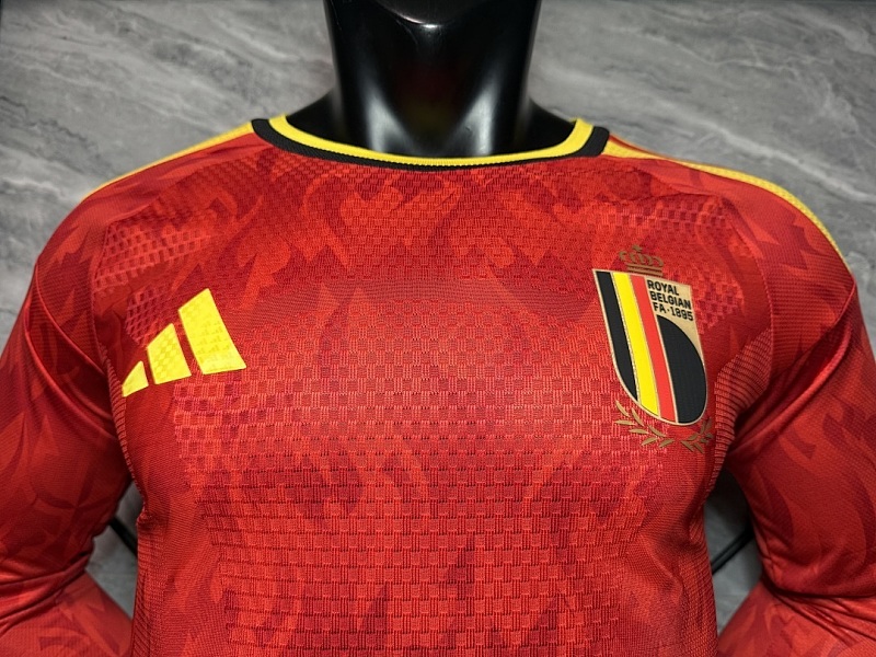2026 Belgium Home Player Long 32 Teams Jersey 32 10