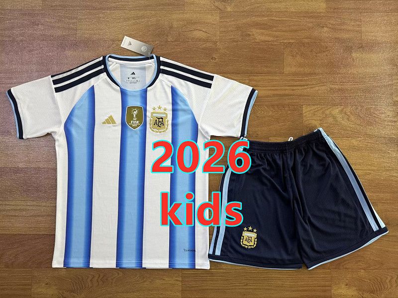 2026 Argentina Home Kids 16 Teams Kit 16#-28# 16 · 5