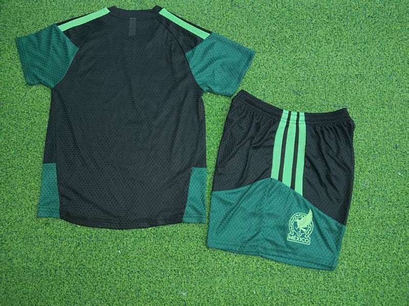 Ay：2026 Mexico Kids Player Short Sleeve+shorts Kit 16#-28# · 2