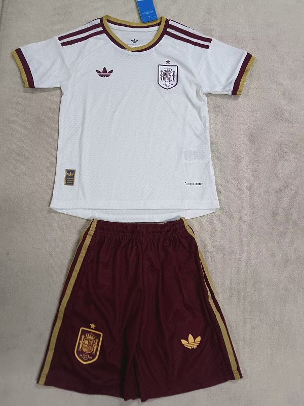 2026 Spain Away Player Kids 8 Teams Kit 16#-28# 8 7