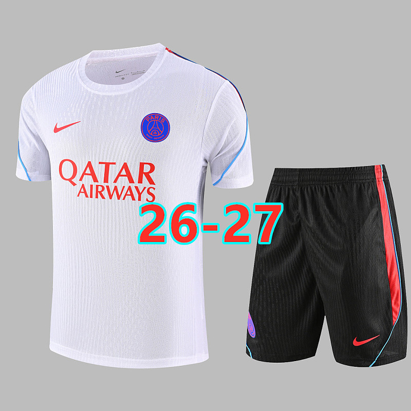 Paris Psg Short Sleeve Tracksuit Kit