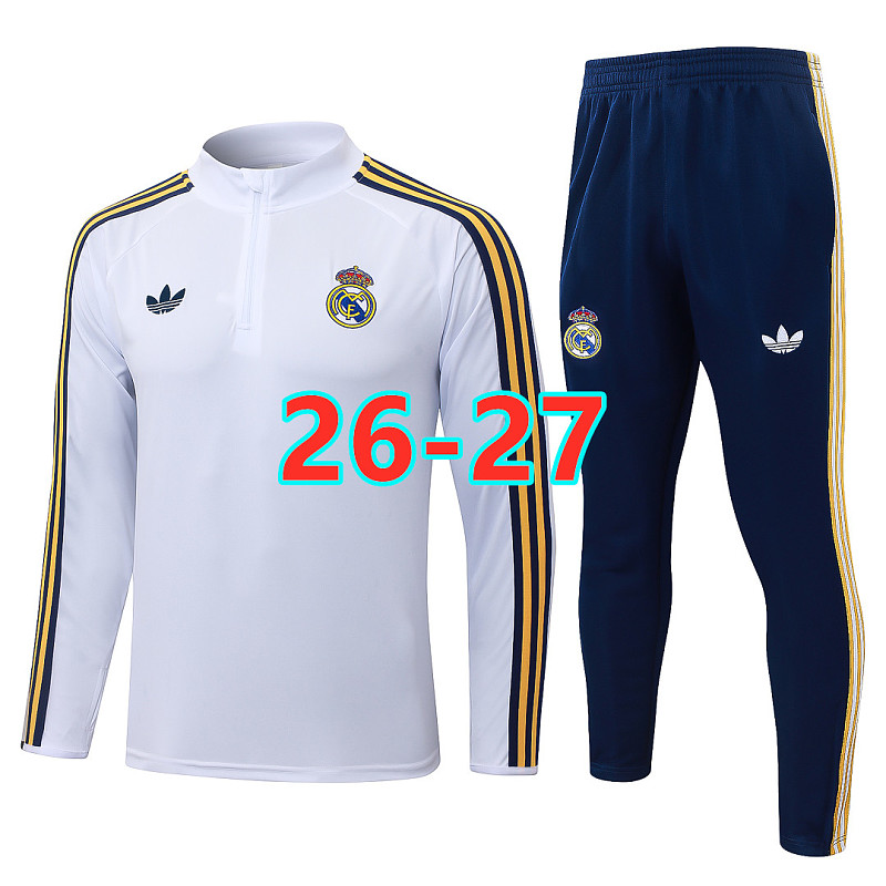 Real Madrid Long Sleeve Tracksuit #