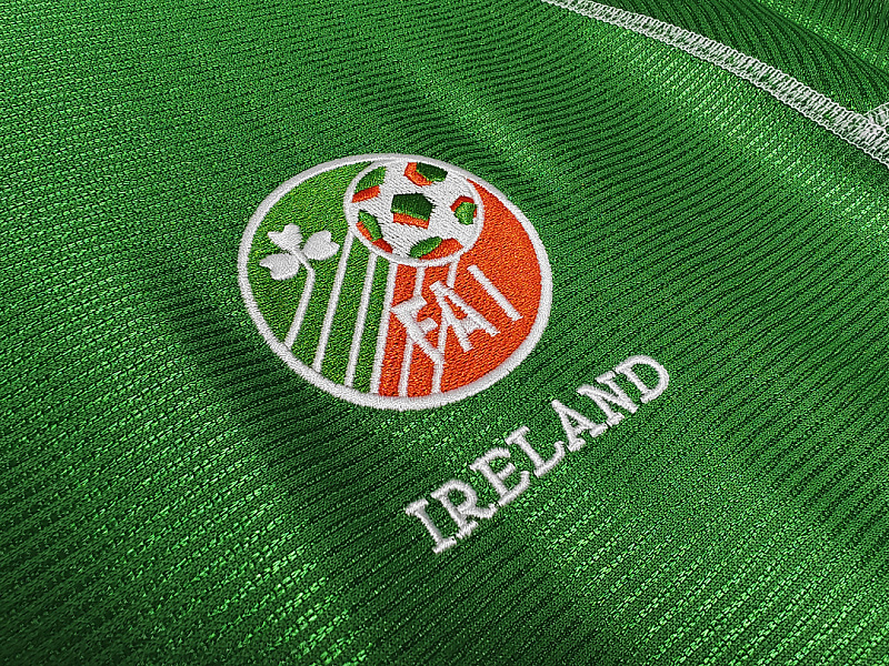 2002 Ireland Home Retro Long Sleeve Jersey 3