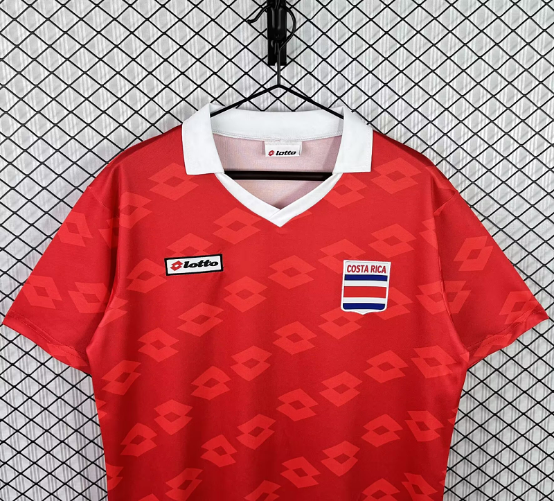 1990 Costa Rica Home Retro Fans Version Jersey 4