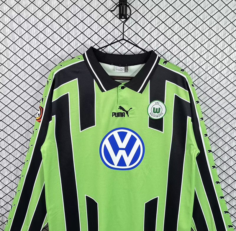 1999-00 Wolfsburg Away Retro Fans Long Sleeve Jersey · 5