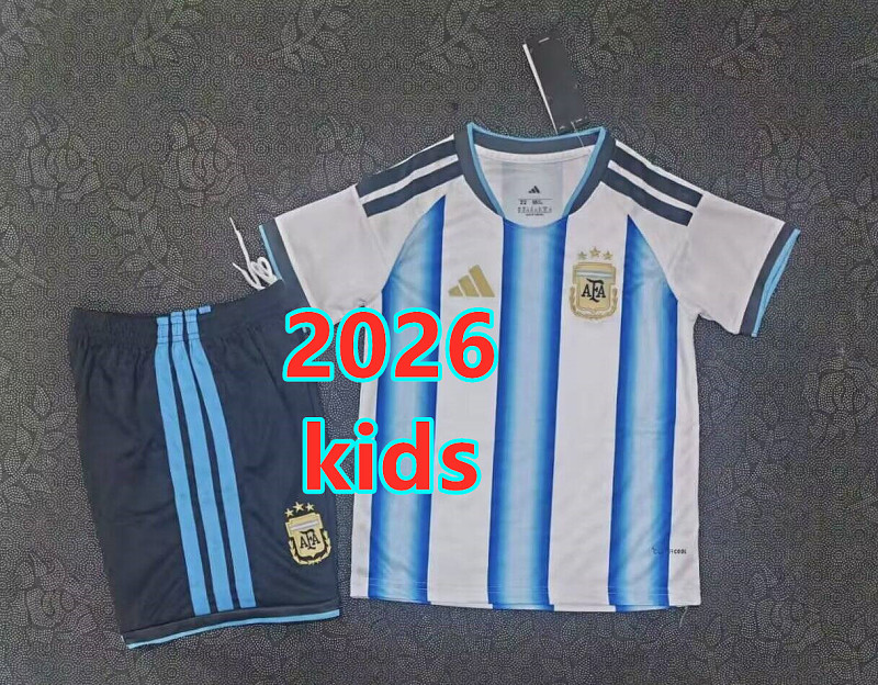 2026 Argentina Home Kids 16 Teams Kit 16#-28# 16 · 4