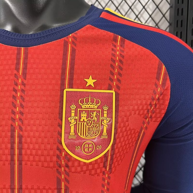 2026 Spain Home Player Long 4 Teams Jersey 4 · 6
