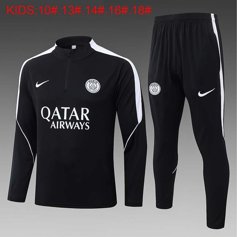 Paris Psg Kids Long Sleeve Tracksuit #10-#18 5