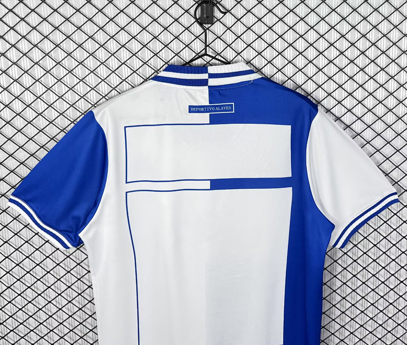 2000-01 Alaves Home Retro Fans Version Jersey · 2
