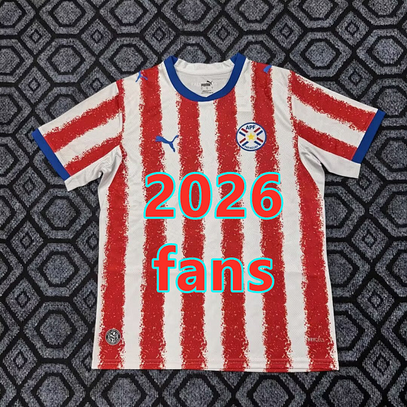 2026 Paraguay Home Fans Version Jersey · 2