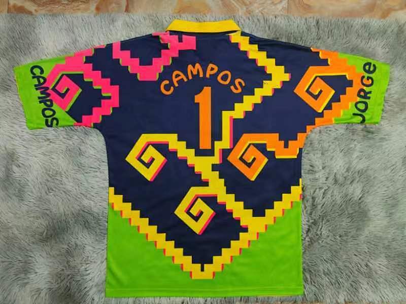 1995 Mexico Goalkeeper Retro Jersey · 3