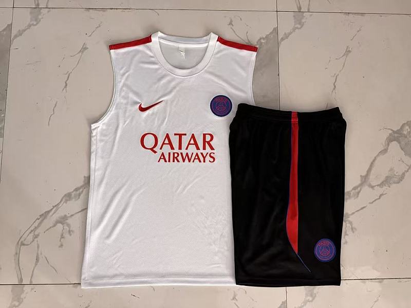 Paris Psg Short Sleeve Vest Tracksuit · 3