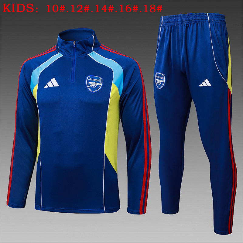 Arsenal Kids Long Sleeve Tracksuit #10-#18 · 5