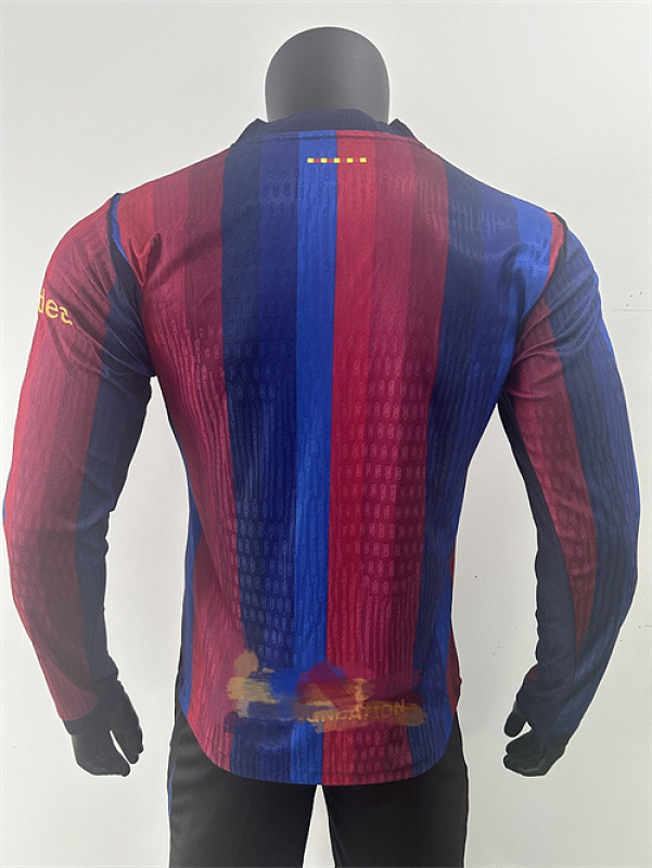 Barcelona Home Player Long Jersey 4