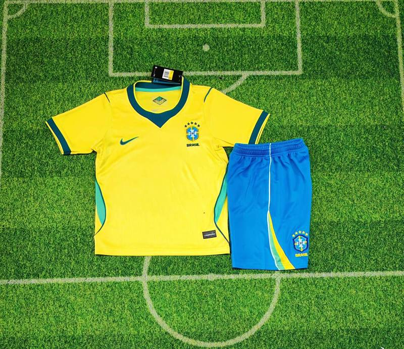 2026 Brazil Kids Home 32 Teams Kit 16#-28# 32 · 3