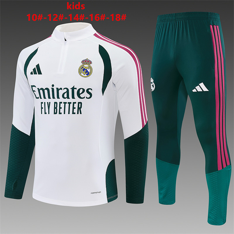 Real Madrid Kids Long Sleeve Tracksuit 10#-18# · 4